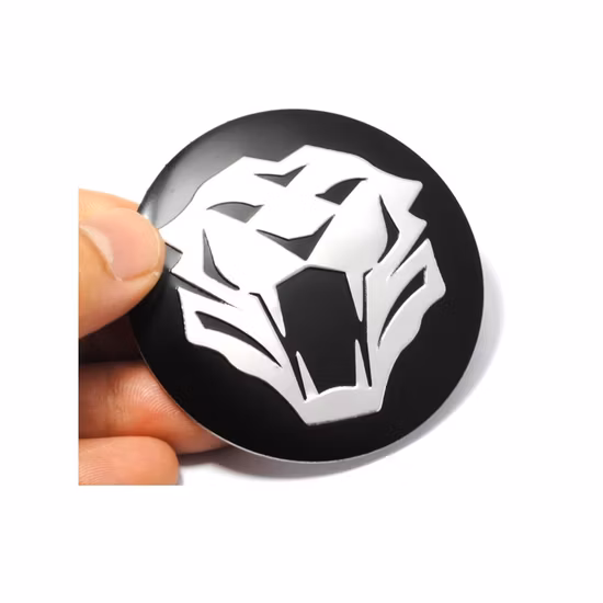 Custom Die Cast Screw Nut Car Bonnet Emblem Badge